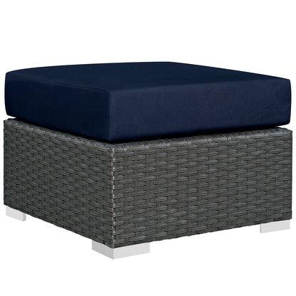 Sojourn 10 Piece Outdoor Patio Sunbrella¨ Sectional Set by Modway