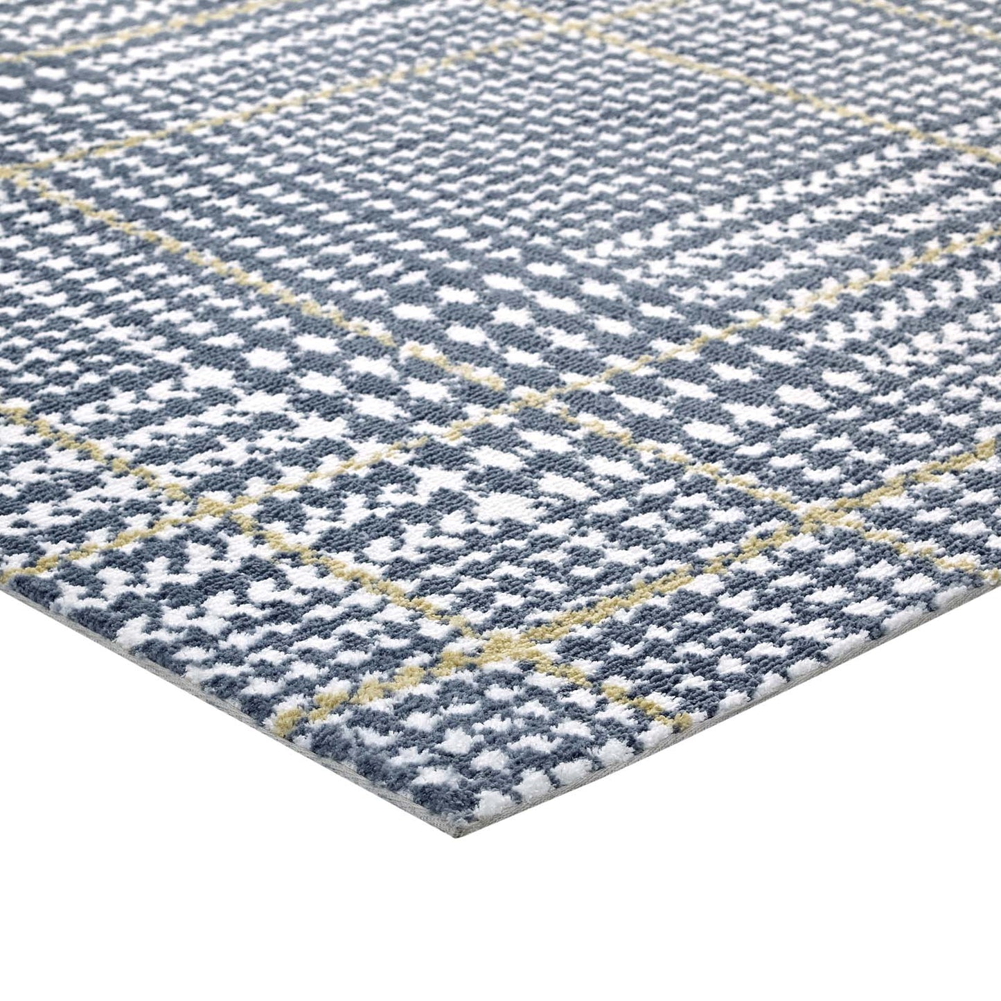 Kaja Abstract Plaid 5x8 Area Rug by Modway