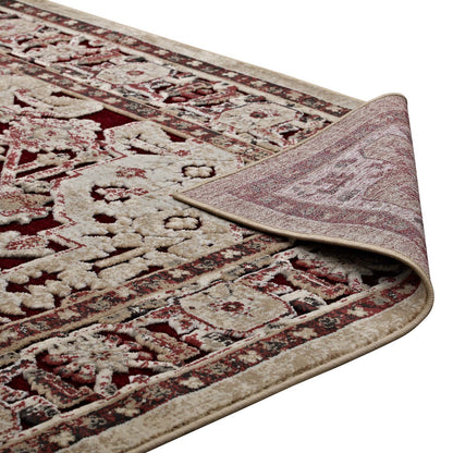Grania Ornate Vintage Floral Turkish 5x8 Area Rug by Modway