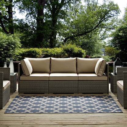 Cerelia Moroccan Trellis Indoor and Outdoor 8x10 Area Rug by Modway