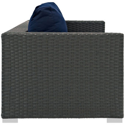 Sojourn Outdoor Patio Sunbrella¨ Sofa by Modway