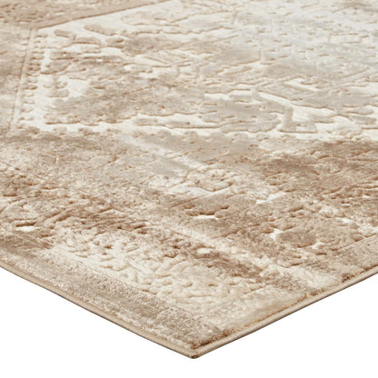 Rosina Distressed Vintage Medallion 8x10 Area Rug by Modway