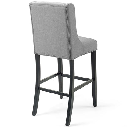 Baron Upholstered Fabric Bar Stool by Modway