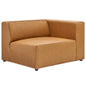 Mingle Vegan Leather Right-Arm Chair by Modway