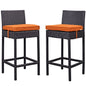 Lift Outdoor Patio Bar Stools - Set Of 2 by Modway