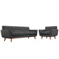 Engage Armchair and Sofa Set of 2 by Modway