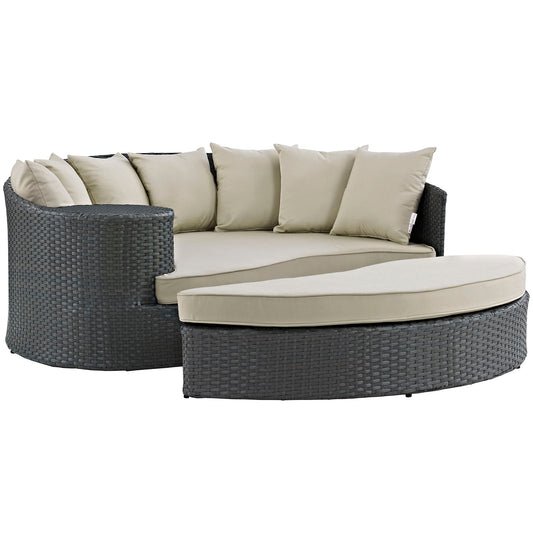 Sojourn Outdoor Patio Sunbrella¨ Daybed by Modway