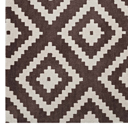 Alika Abstract Diamond Trellis 8x10 Area Rug by Modway