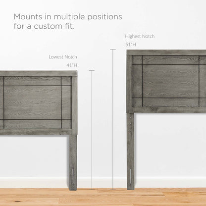 Marlee Wood Twin Platform Bed With Angular Frame by Modway
