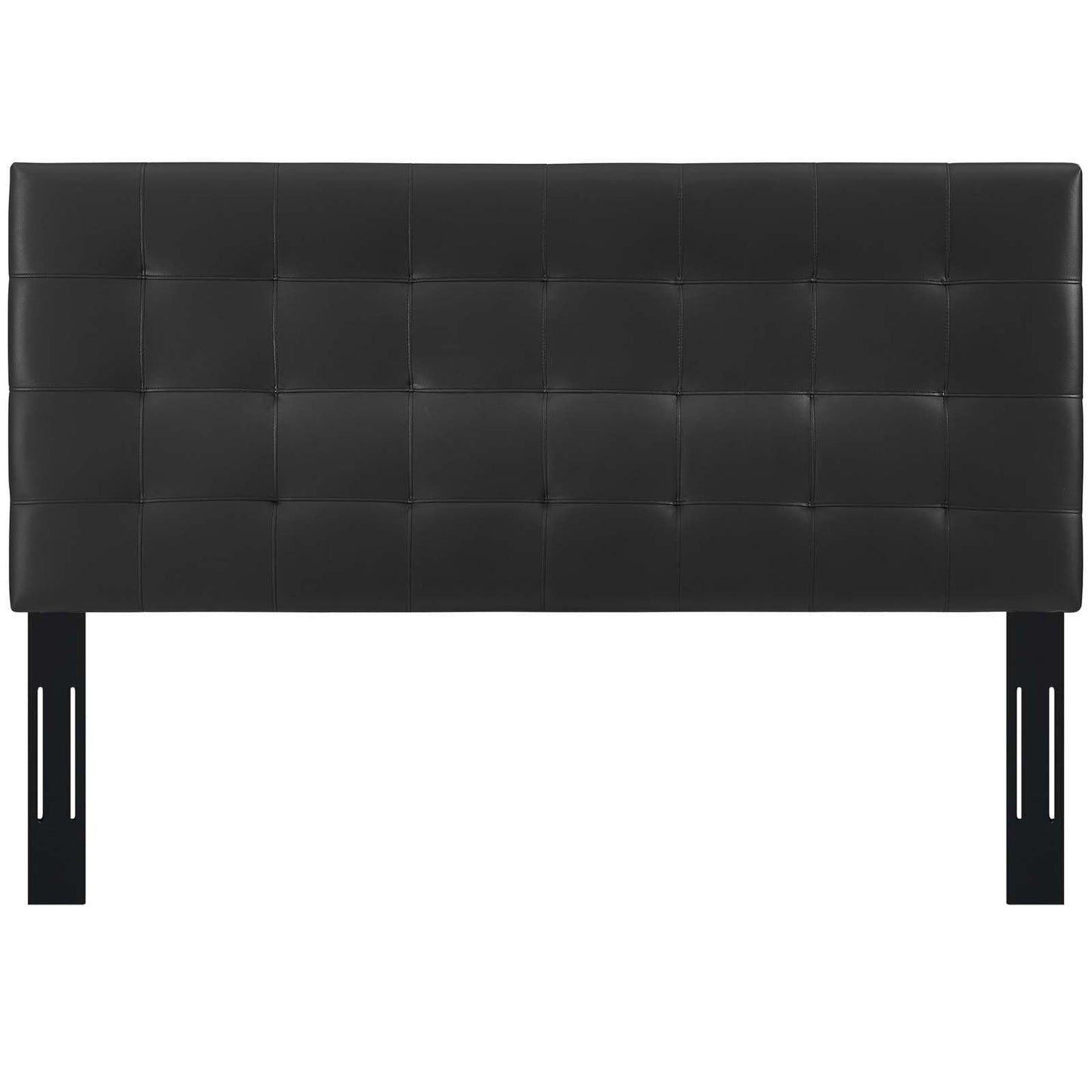 Paisley Tufted Upholstered Faux Leather Full / Queen Headboard by Modway