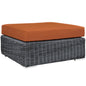 Summon Outdoor Patio Sunbrella¨ Square Ottoman by Modway