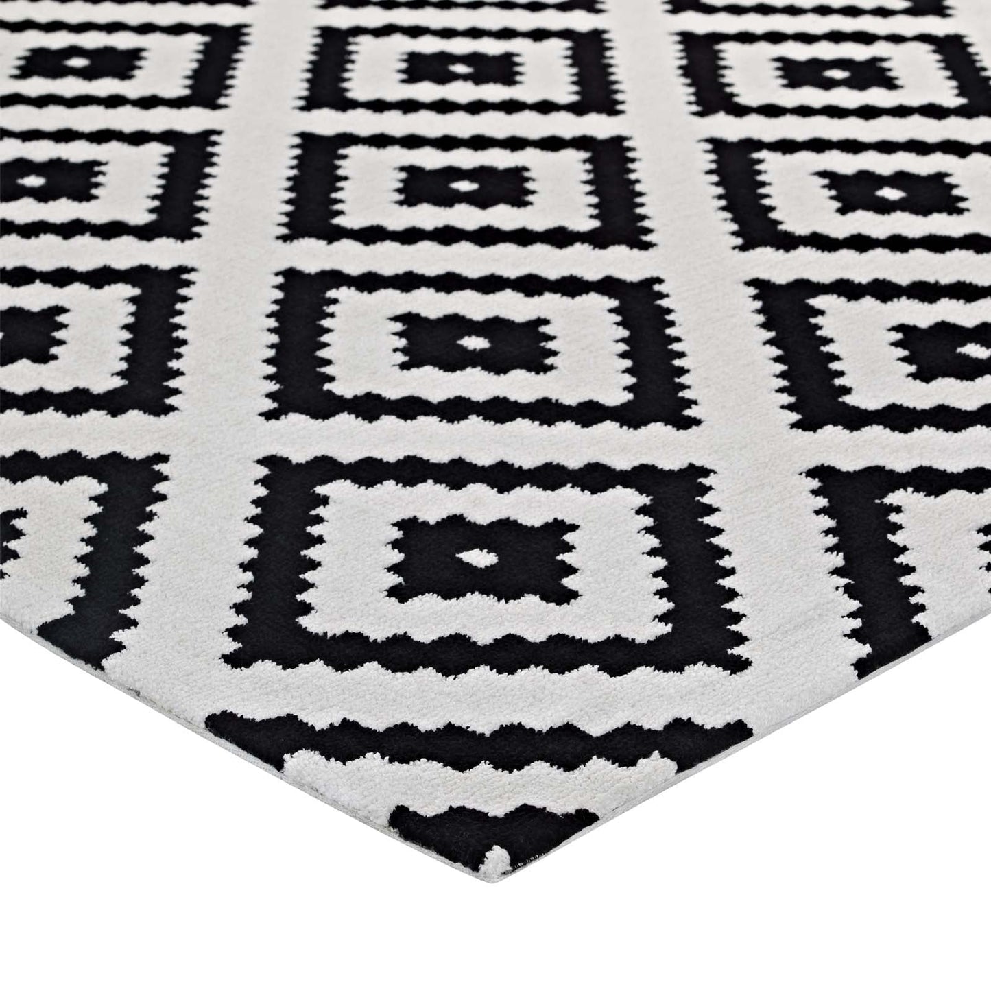 Alika Abstract Diamond Trellis 8x10 Area Rug by Modway