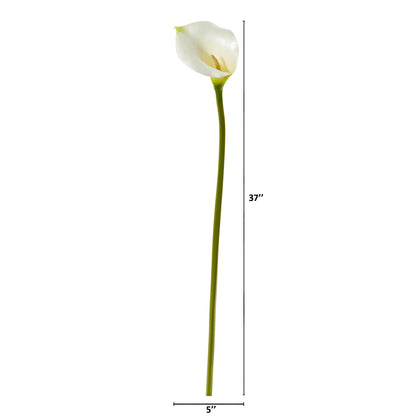 37" Calla Lily Artificial Flower (Set of 6)
