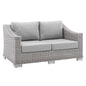 Conway Sunbrella¨ Outdoor Patio Wicker Rattan Loveseat by Modway