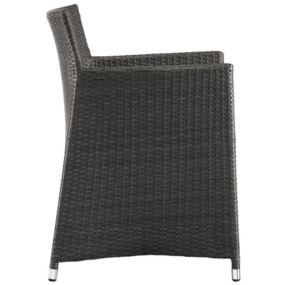 Junction 3 Piece Outdoor Patio Wicker Dining Set by Modway