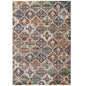 Tribute Azalea Distressed Vintage Floral Lattice 8x10 Area Rug by Modway