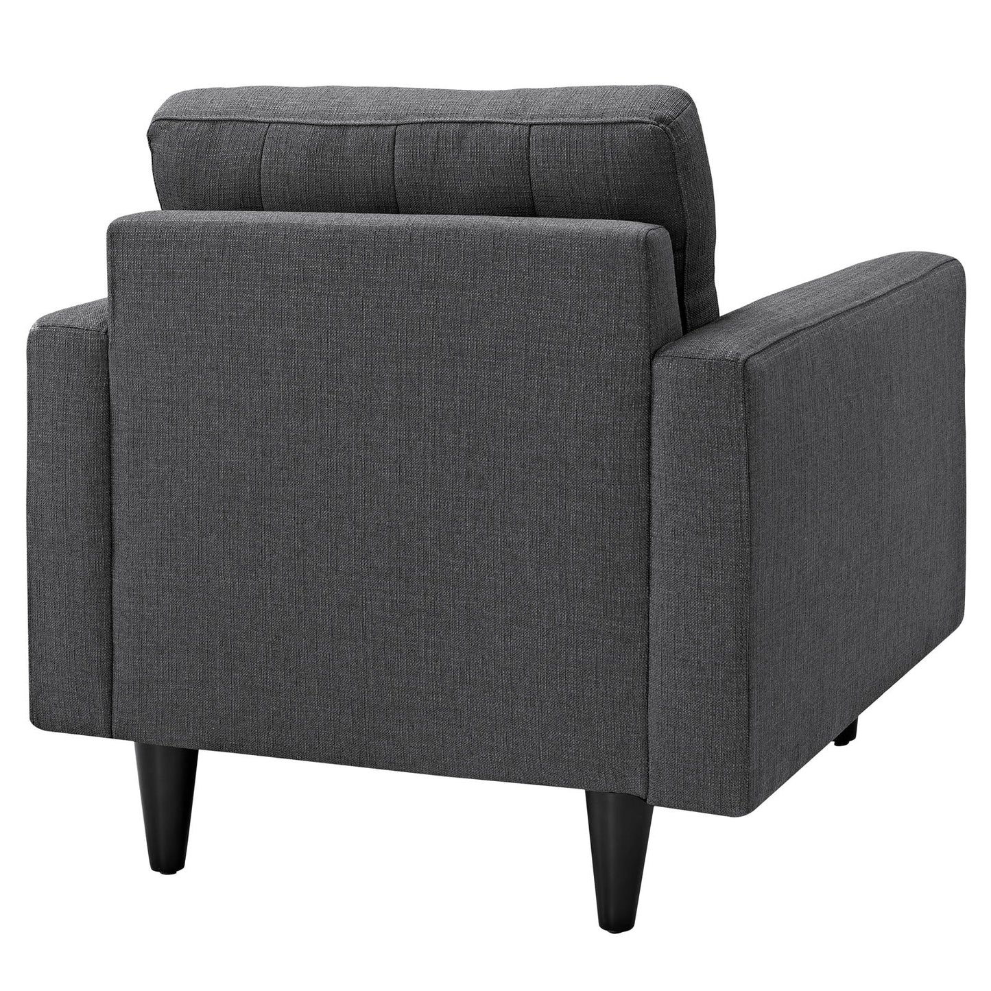 Empress Upholstered Fabric Armchair Set of 2 by Modway
