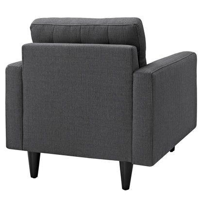 Empress Upholstered Fabric Armchair Set of 2 by Modway