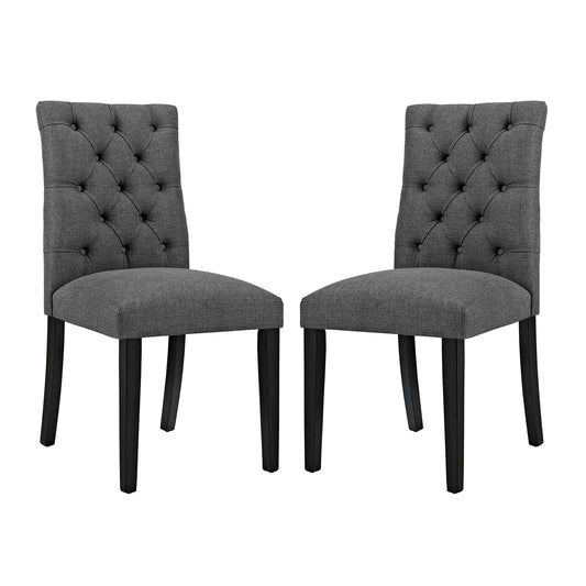 Duchess Fabric Dining Chair Set of 2 by Modway