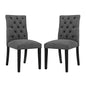 Duchess Fabric Dining Chair Set of 2 by Modway