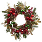 24"  Ornament, Pine & Pine cone  Wreath