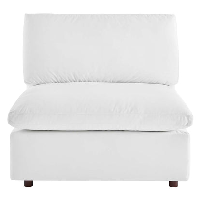 Commix Down Filled Overstuffed Performance Velvet Armless Chair by Modway