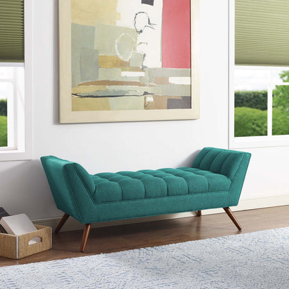 Response Medium Upholstered Fabric Bench by Modway