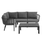 Riverside 5 Piece Outdoor Patio Aluminum Set by Modway