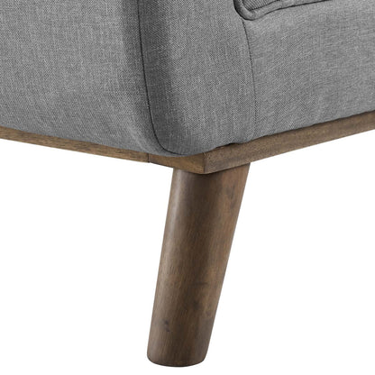 Haven Tufted Button Upholstered Fabric Accent Bench by Modway