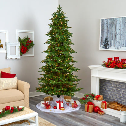 8' South Carolina Fir Artificial Christmas Tree w/ 650 Clear Lights