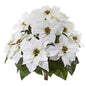 24"  Poinsettia Artificial Plant (Set of 2)
