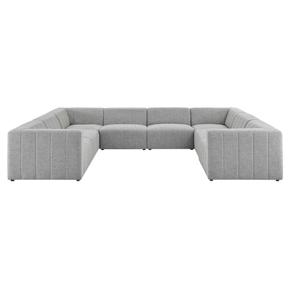 Bartlett 8-Piece Upholstered Fabric Sectional Sofa by Modway