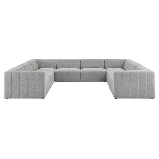 Bartlett 8-Piece Upholstered Fabric Sectional Sofa by Modway