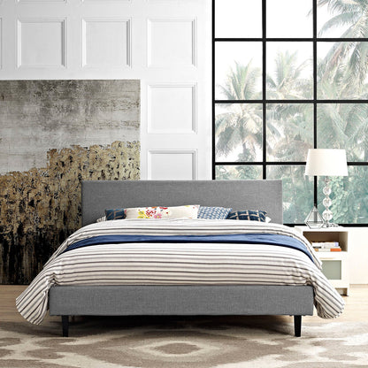 Anya Fabric Queen Bed by Modway