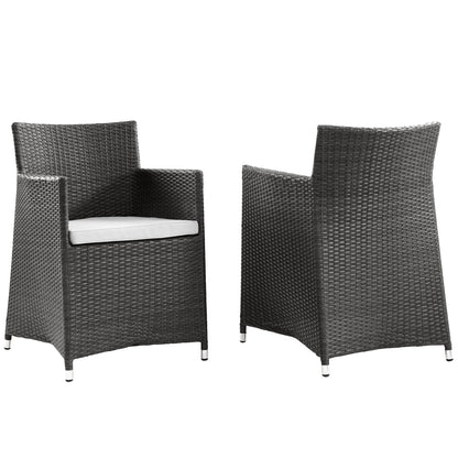 Junction Outdoor Patio Wicker Armchair Set of 2 by Modway