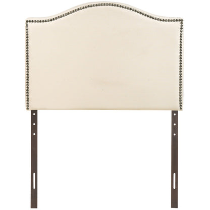 Curl Nailhead Upholstered Twin Headboard by Modway