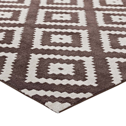 Alika Abstract Diamond Trellis 5x8 Area Rug by Modway