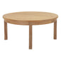 Marina Outdoor Patio Teak Round Coffee Table by Modway