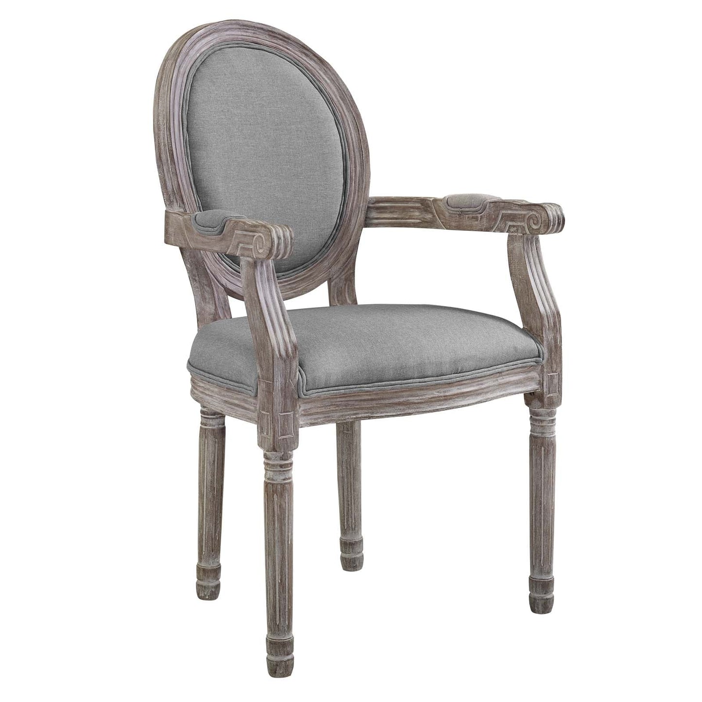 Emanate Upholstered Fabric Dining Armchair Set of 2 by Modway
