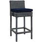 Summon Outdoor Patio Sunbrella¨ Bar Stool by Modway