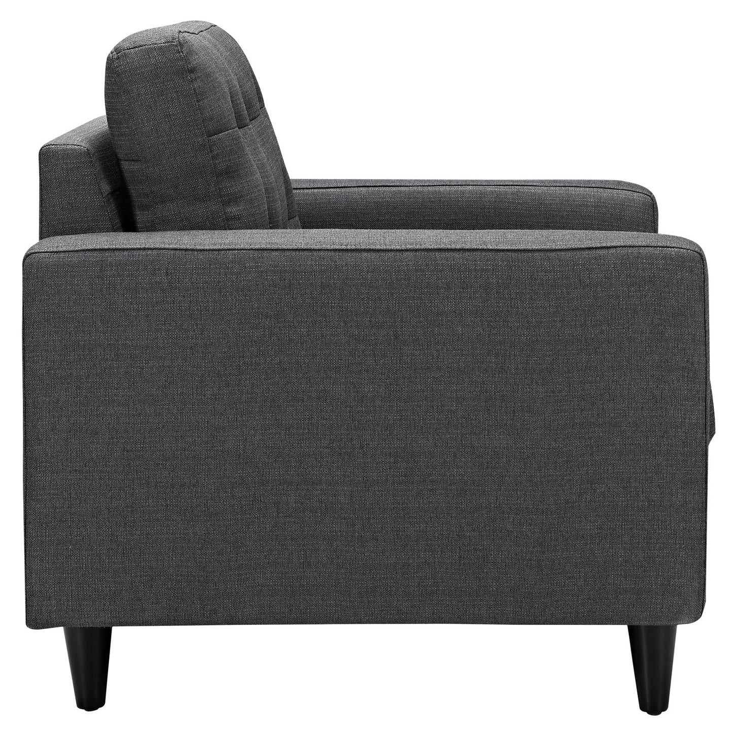 Empress Upholstered Fabric Armchair Set of 2 by Modway