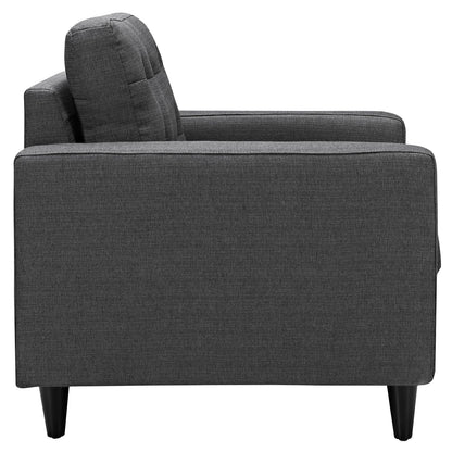 Empress Upholstered Fabric Armchair Set of 2 by Modway