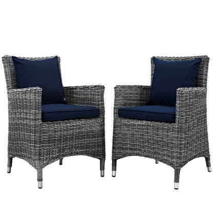 Summon 2 Piece Outdoor Patio Sunbrella¨ Dining Set by Modway