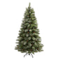6' Snowed French Alps Mountain Pine Artificial Christmas Tree