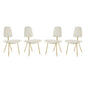 Ponder Dining Side Chair Set of 4 by Modway