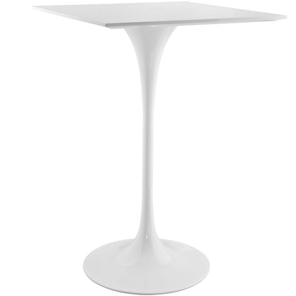 Lippa 28" Square Wood Bar Table by Modway