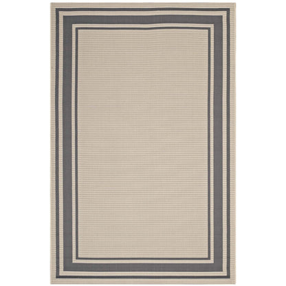 Rim Solid Border Indoor and Outdoor 8x10 Area Rug by Modway