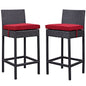 Lift Outdoor Patio Bar Stool Set of 2 by Modway