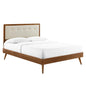 Willow Wood Queen Platform Bed With Splayed Legs by Modway