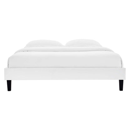 Reign Performance Velvet King Platform Bed Frame by Modway